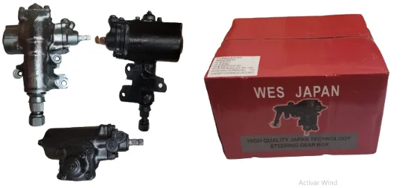 CAJA DE TIMON HIDRAULICA DE TOYOTA 22R PICK UP 4X4 DE MULETA MODELO 1985-1988 ESTRILLADO FINO SIN BRAZO PITMAN