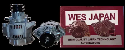 ALTERNADOR PARA TOYOTA PICKUP HILUX TIPO DE MOTORES 3L 2.8,5L 3.0, CON BOMBA DE VACIO ENFRENTE POLEA DE 2 FAJAS DE ESPIGA REDONDA