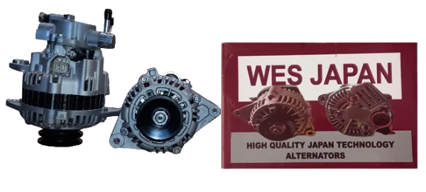 ALTERNADOR PARA MITSUBISHI TIPO DE MOTOR 4D55 4D56 CON BOMBA DE VACIO CON POLEA DE 2 FAJAS (ISUZU NPR 1990)