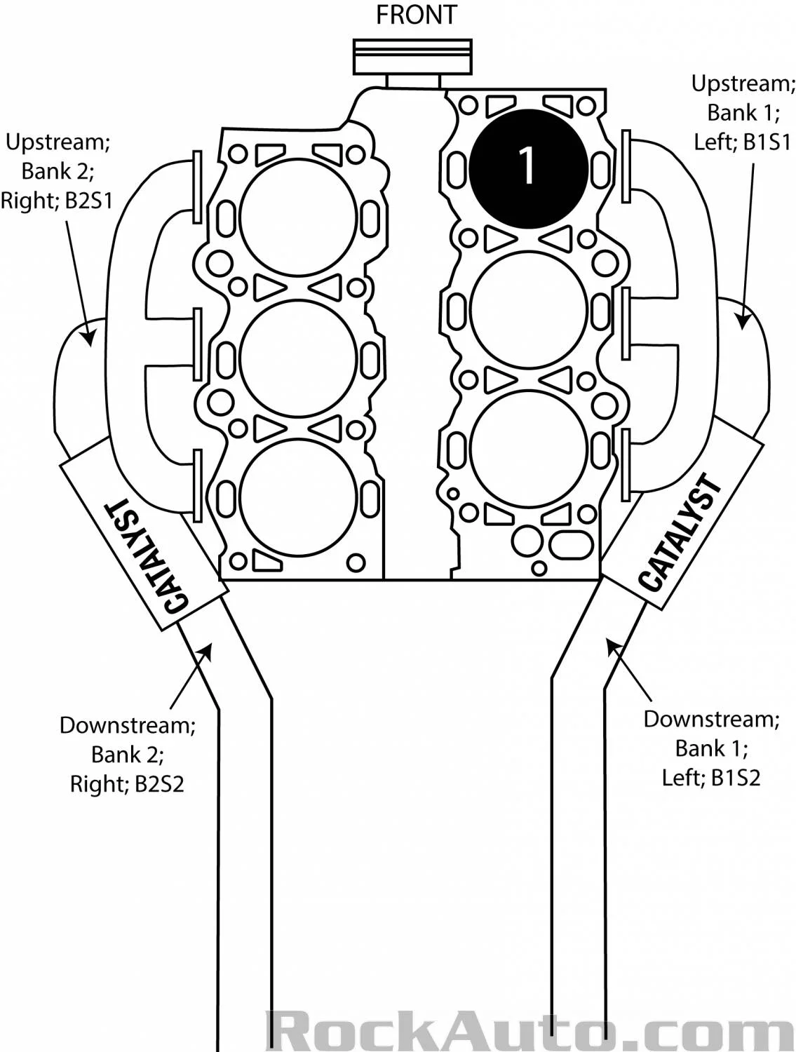 Jeep Wrangler 2015 3.6L V6 - Sensor de oxígeno (O2)